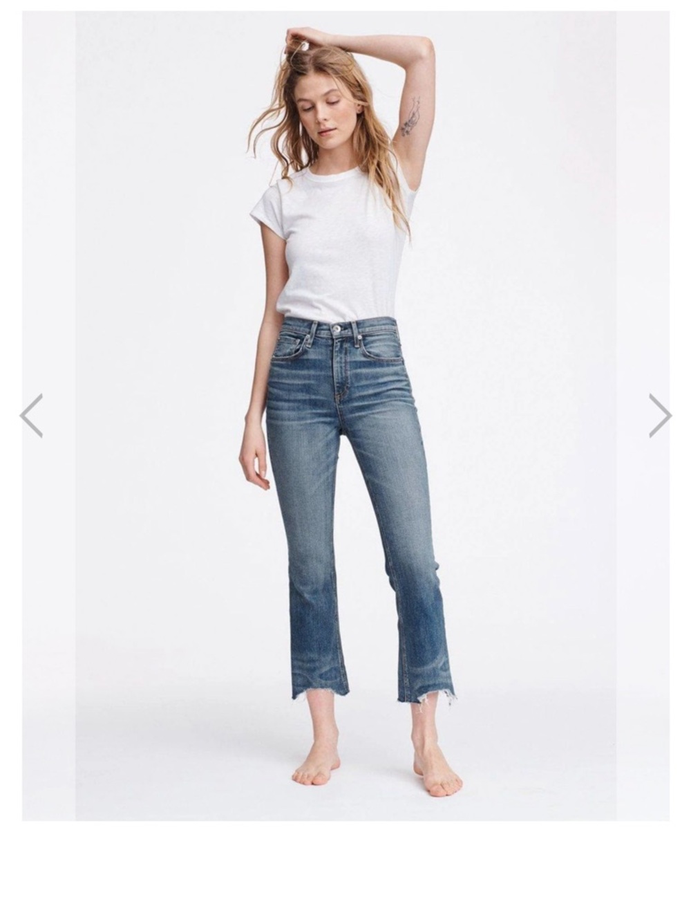 rag & bone Nina high-rise ankle cigarette